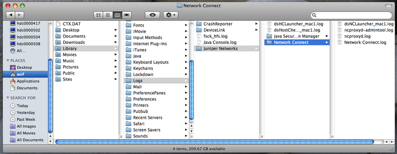 network connect juniper